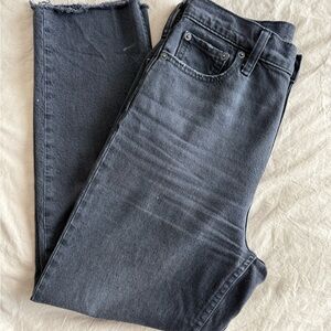 GAP Charcoal High Rise Cheeky Straight Jeans